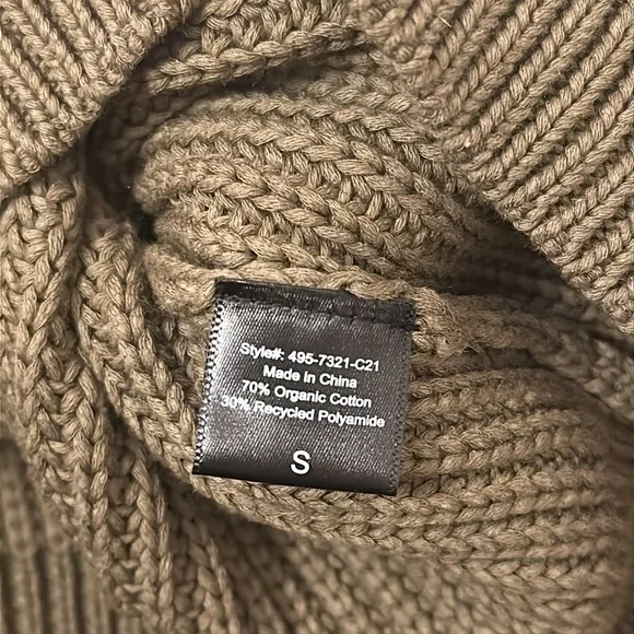 NEW Jenni Kayne Cocoon Cotton Oversized Cardigan Sweater in Sage Green | size S - Picture 7 of 10